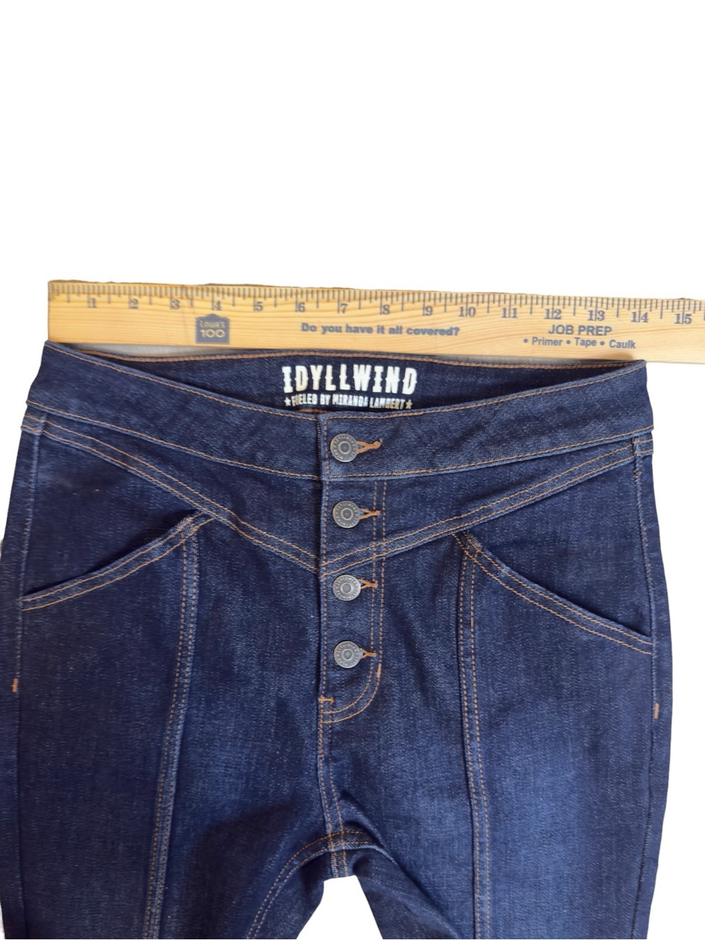 Idyllwind Outlaw High Rise Super Flare Jeans Western Y2K Cowgirl Boho 8 - Picture 12 of 14